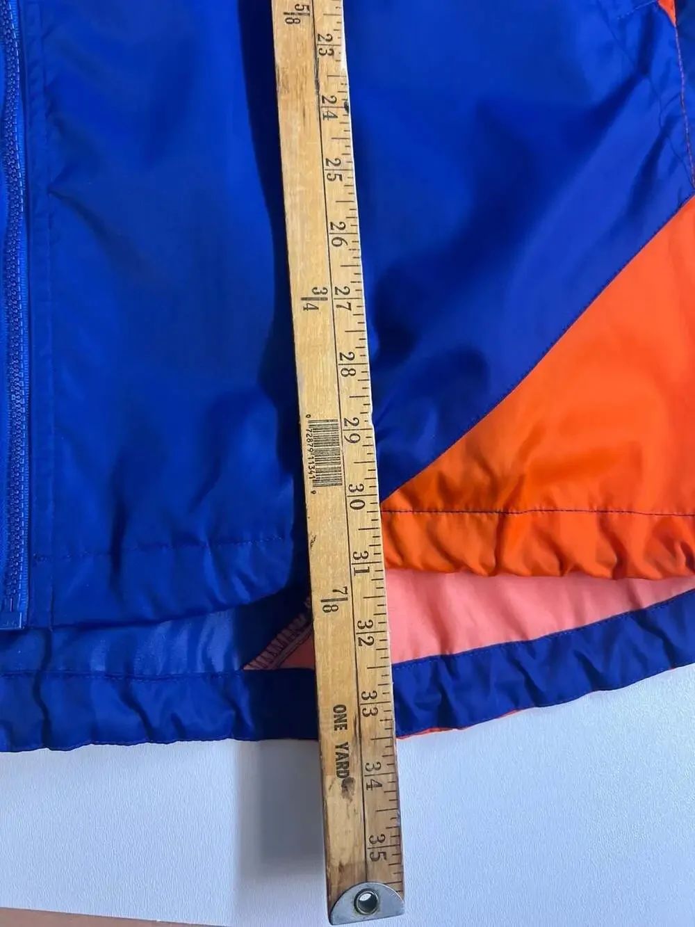 Vintage 90s Adidas Knicks Colorblock Windbreaker Jacket Size XL Blue Orange 0280